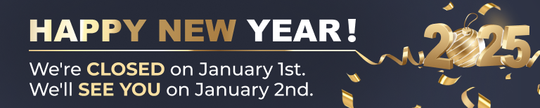 We're closed on January 1st. We'll see you on January 2nd | Honest 1 Auto Care Federal Heights